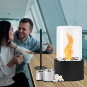 Șemineu portabil pentru masă | FIREFLICKER