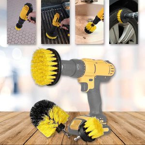 Set de perii de curățare pentru bormașină (3 piese) | DRILLBRUSH