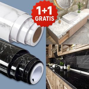 Bandă autoadezivă cu efect de marmură (pentru o suprafață de 2,7 m²) | MARBLEEX 1+1 GRATUIT