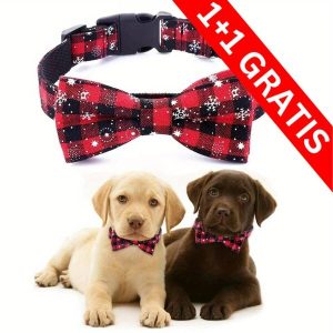 2 x Zgardă cu fulgi de zăpadă pentru câini | DOGICOLLAR
