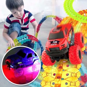 Pistă luminoasă cu mașină | LUMITRACK