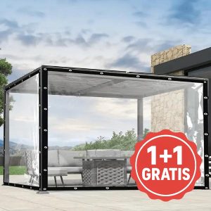Copertină pentru terasă - Se instalează în 5 minute, fără găurire | COVERKA 1+1 GRATUIT