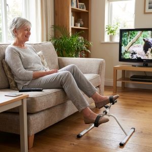 Mini Antrenor cu Pedale pentru Birou, Canapea și Scaun - Brațe și Picioare, Rezistență Reglabilă, până la 150 kg | PEDALORA