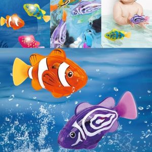 Jucărie pește robot înotător (set de 4 bucăți) | FISHISWIM