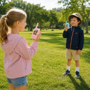 Stații video de emisie-recepție pentru copii cu efecte vocale, (2 buc.) | KIDTALKIE